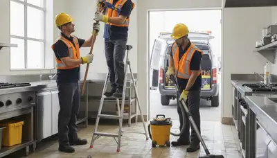 Emergency plumber repairing a burst pipe in Pittsburgh, PA home