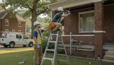 Pittsburgh, PA plumbing repair team fixing residential pipes and leak issues