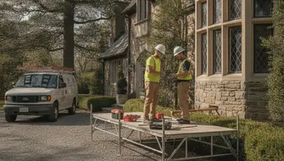 Plumber repairing pipes for plumbing service in Pittsburgh, PA
