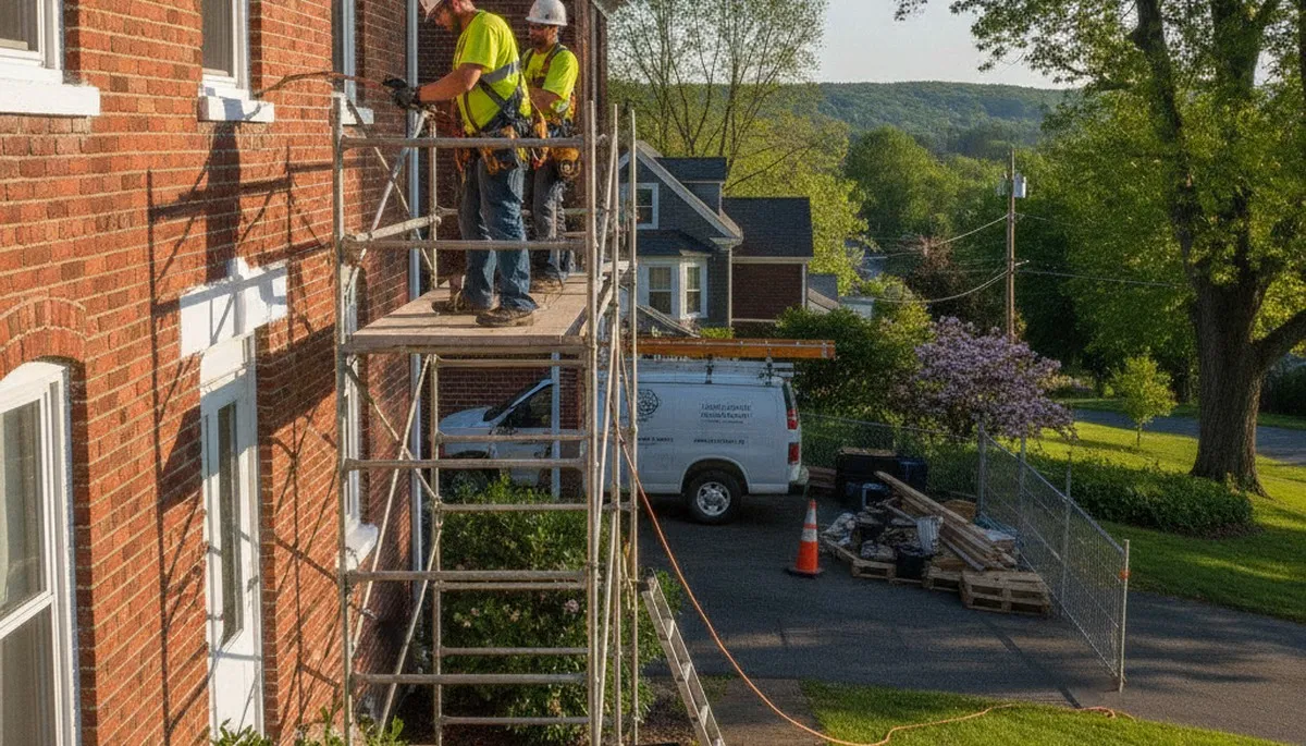 Plumber repairing plumbing in Pittsburgh, PA for residential and commercial service