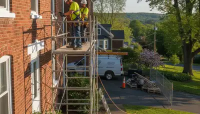 Plumber repairing plumbing in Pittsburgh, PA for residential and commercial service