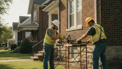 Plumber repairing pipe in Pittsburgh, PA for residential plumbing service