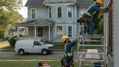 Plumber repairing a pipe in Pittsburgh, PA for plumbing repair service