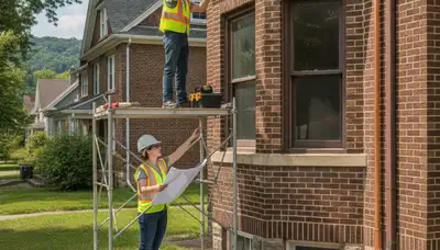 Plumber repairing a pipe in Pittsburgh, PA, for residential plumbing service