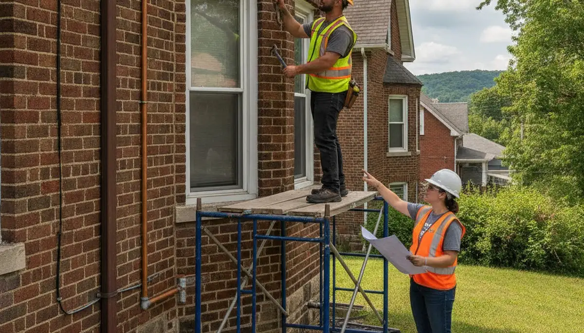 Pittsburgh, PA plumber repairing a residential pipe leak for local plumbing service