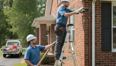 Plumber repairing a leak in Pittsburgh, PA for reliable plumbing repair service