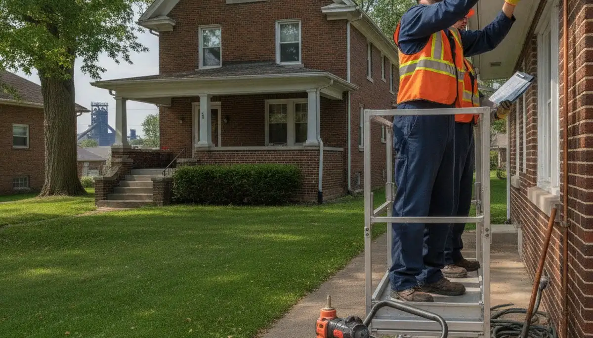 Plumber repairing pipes in Pittsburgh, PA for residential plumbing service