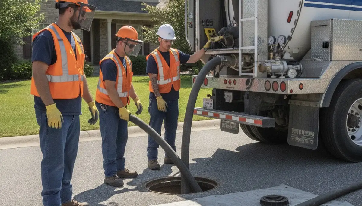 Pittsburgh, PA plumbers providing septic pumping service for local homes