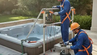 On Call Plumbers repairing spa plumbing for Pittsburgh, PA homes