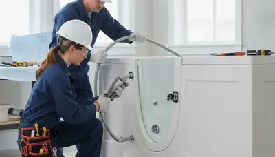 Walk-in tub installation for Pittsburgh, PA homes by On Call Plumbers