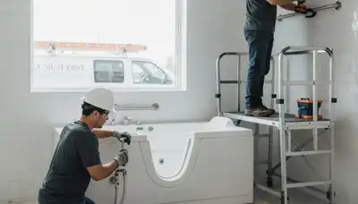 Walk-in tub installation for Pittsburgh, PA homes by On Call Plumbers