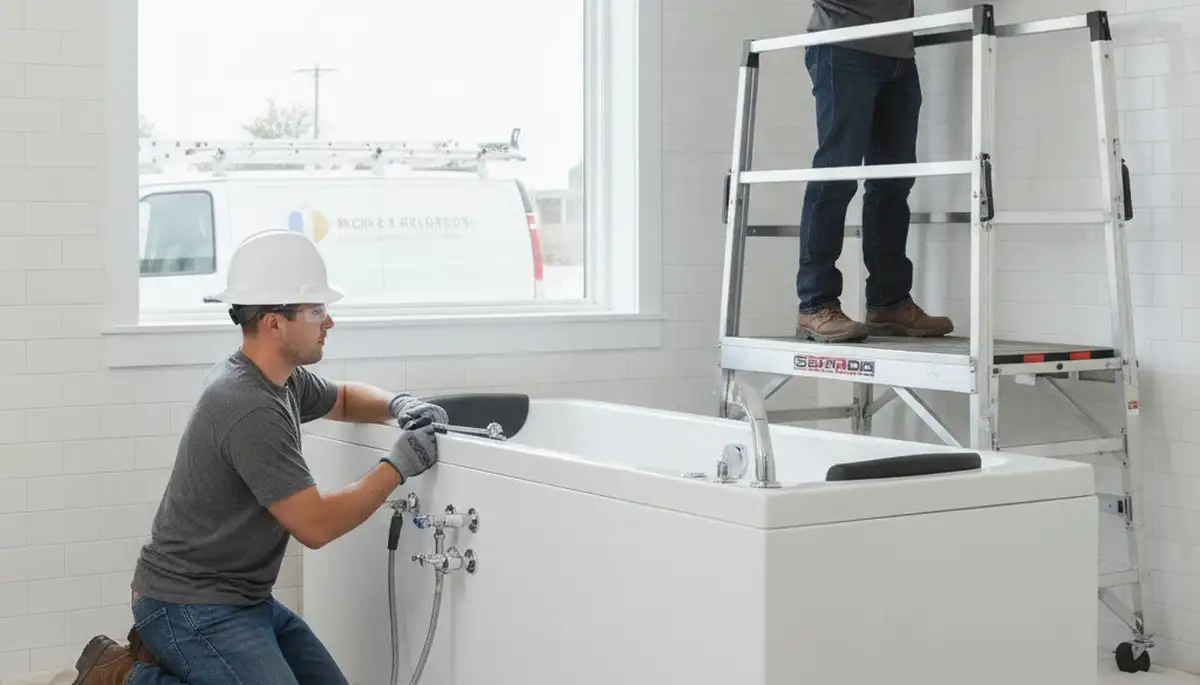Walk-in tub installation for Pittsburgh, PA homes by On Call Plumbers
